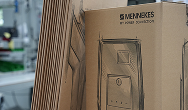 Image of environmentally friendly packaging from MENNEKES Elektrotechnik