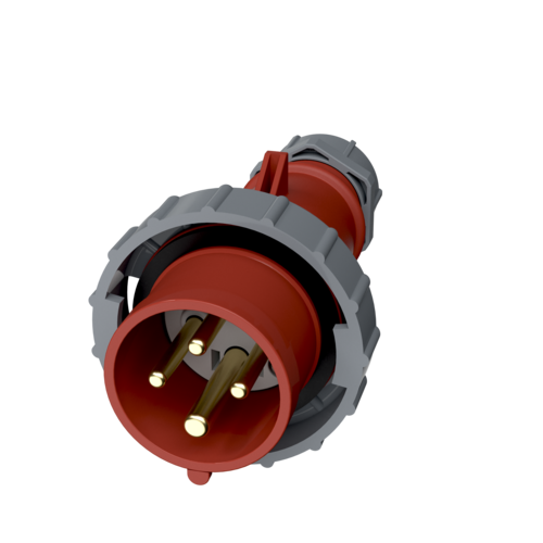 Prolunga Mennekes 556 — 32A, 4 Poli, 400V, IP67, Resistente All'acqua E Alla Polvere