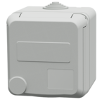 MENNEKES Cepex wall mounted receptacle, light grey 4807