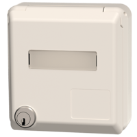 Cepex panel mounted receptacle