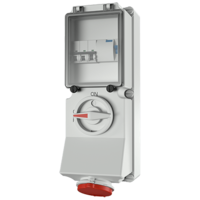 Wall mounted receptacle