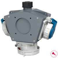 MENNEKES DELTA-BOX receptacle combination 83699