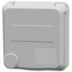 MENNEKES Cepex panel mounted receptacle SCHUKO®, light grey 4582