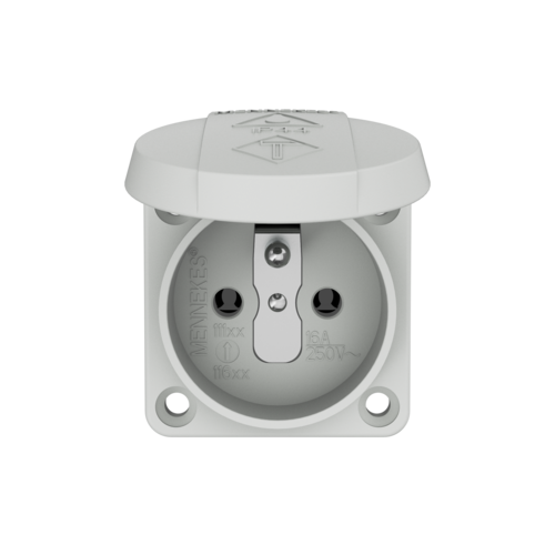 MENNEKES Grounding-type panel mounted receptacle 11110 images3d