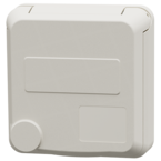 MENNEKES Cepex panel mounted receptacle, pure white 4463