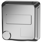 MENNEKES Cepex panel mounted receptacle SCHUKO®, white aluminum 4584