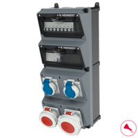 MENNEKES  AMAXX receptacle combination 940016