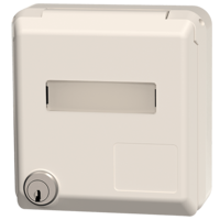 Cepex panel mounted receptacle
