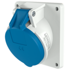 MENNEKES Panel mounted receptacle with TwinCONTACT 1734