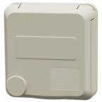 MENNEKES Cepex panel mounted receptacle, pearl white 4820