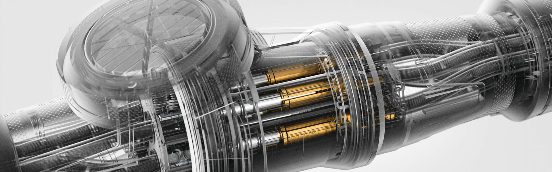 Ansicht der Kontakthülsen X-CONTACT® im eingebauten Zustand im Stecker