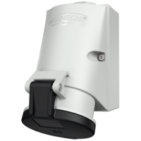 MENNEKES Wall mounted receptacle with TwinCONTACT 1857