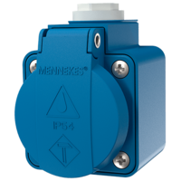 MENNEKES  Grounding-type wall mounted receptacle 10121