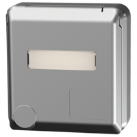 Cepex panel mounted receptacle