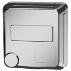 MENNEKES Cepex panel mounted receptacle, white aluminum 4480