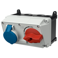 Wall mounted receptacle