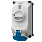 MENNEKES Wall mounted receptacle DUOi 5613306N