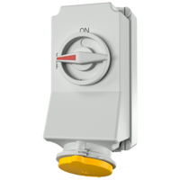 Wall mounted receptacle