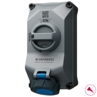 MENNEKES Wall mounted receptacle R 5802306N