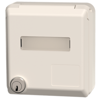 Cepex panel mounted receptacle