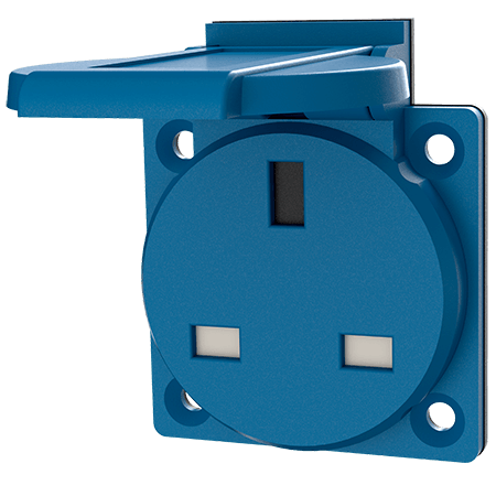 MENNEKES Grounding-type panel mounted receptacle 10718