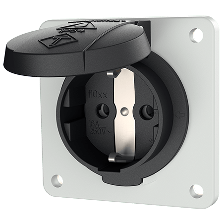 MENNEKES Panel mounted receptacle SCHUKO® 11032F