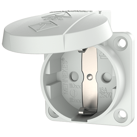 MENNEKES Panel mounted receptacle SCHUKO® 11080