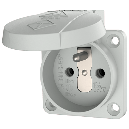 MENNEKES Grounding-type panel mounted receptacle 11110