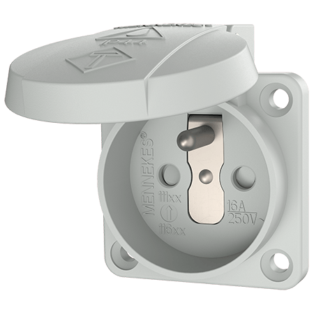 MENNEKES Grounding-type panel mounted receptacle 11180