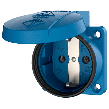 MENNEKES Panel mounted receptacle SCHUKO® 11321