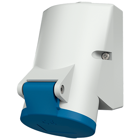 MENNEKES Wall mounted receptacle with TwinCONTACT 1720