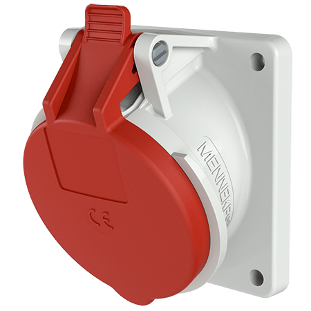 MENNEKES Panel mounted receptacles with TwinCONTACT 3070