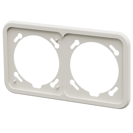 MENNEKES Cepex masking frame, Pure white 41424