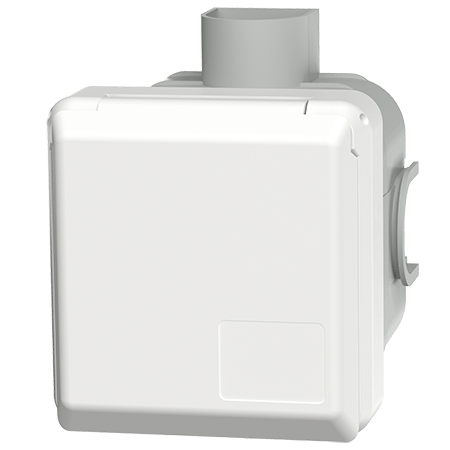 MENNEKES Cepex flush mounted receptacle, alpine white 4244