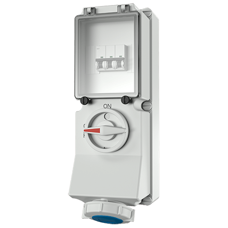 MENNEKES Wall mounted receptacle DUO 7238
