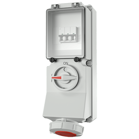 MENNEKES Wall mounted receptacle DUO 7242