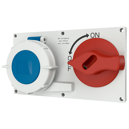 MENNEKES Panel mounted receptacle 7521