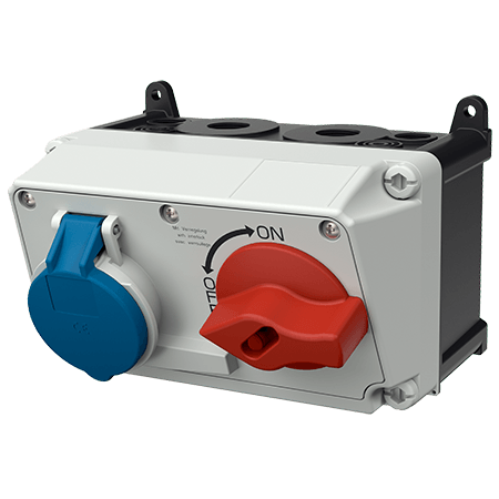 MENNEKES Wall mounted receptacle DUO 7603