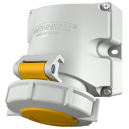MENNEKES Wall mounted receptacle with TwinCONTACT 9104