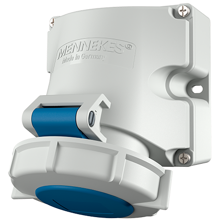 MENNEKES Wall mounted receptacle with TwinCONTACT 9105