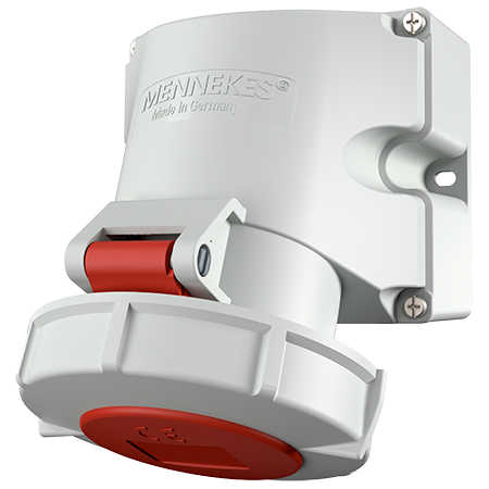 MENNEKES Wall mounted receptacle with TwinCONTACT 9172