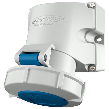 MENNEKES Wall mounted receptacle with TwinCONTACT 9181